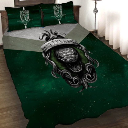 Slytherin Edition Harry Potter New 3D Quilt Set King (230x260CM)