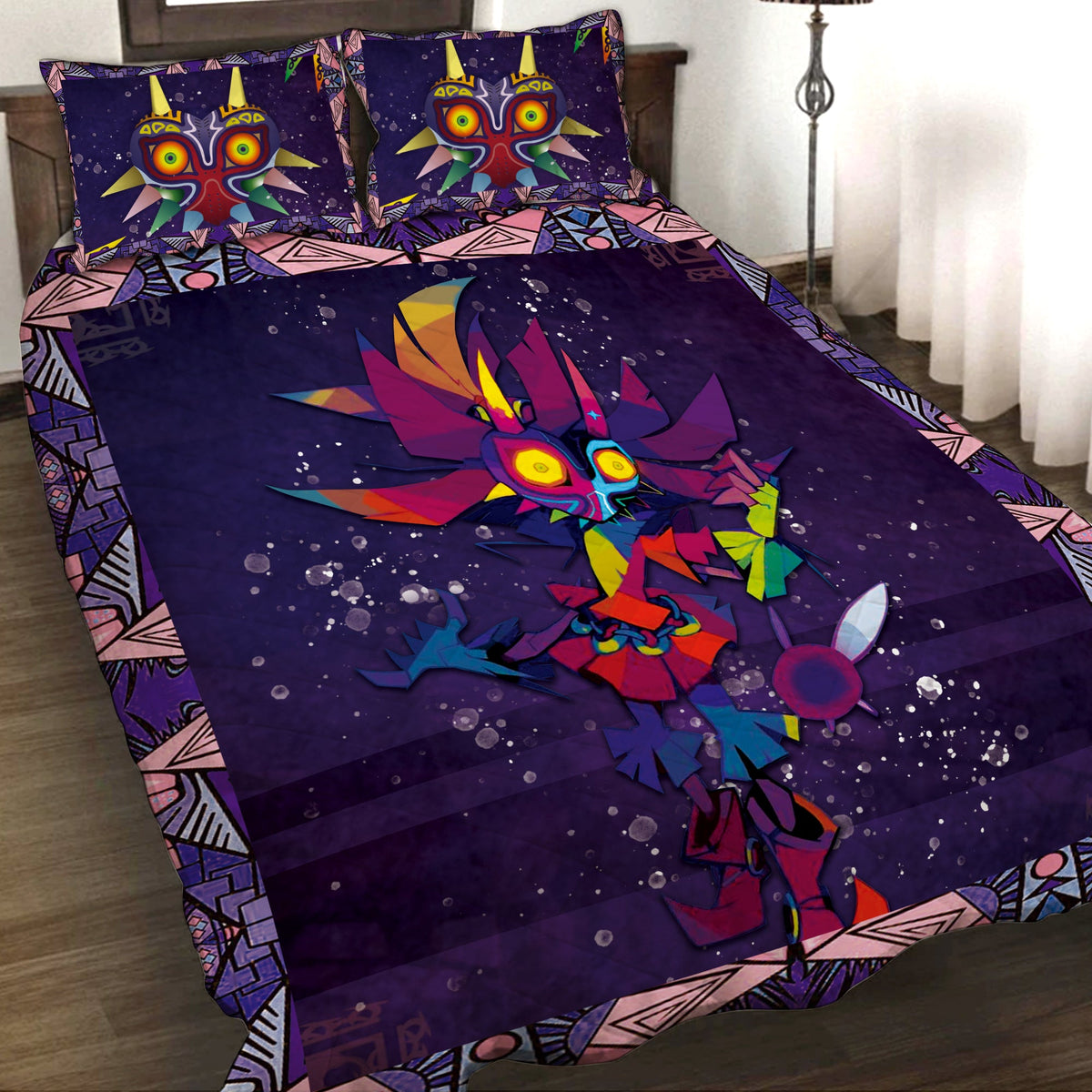 The Legend Of Zelda: Majora's 3D Quilt Set King (230x260CM)