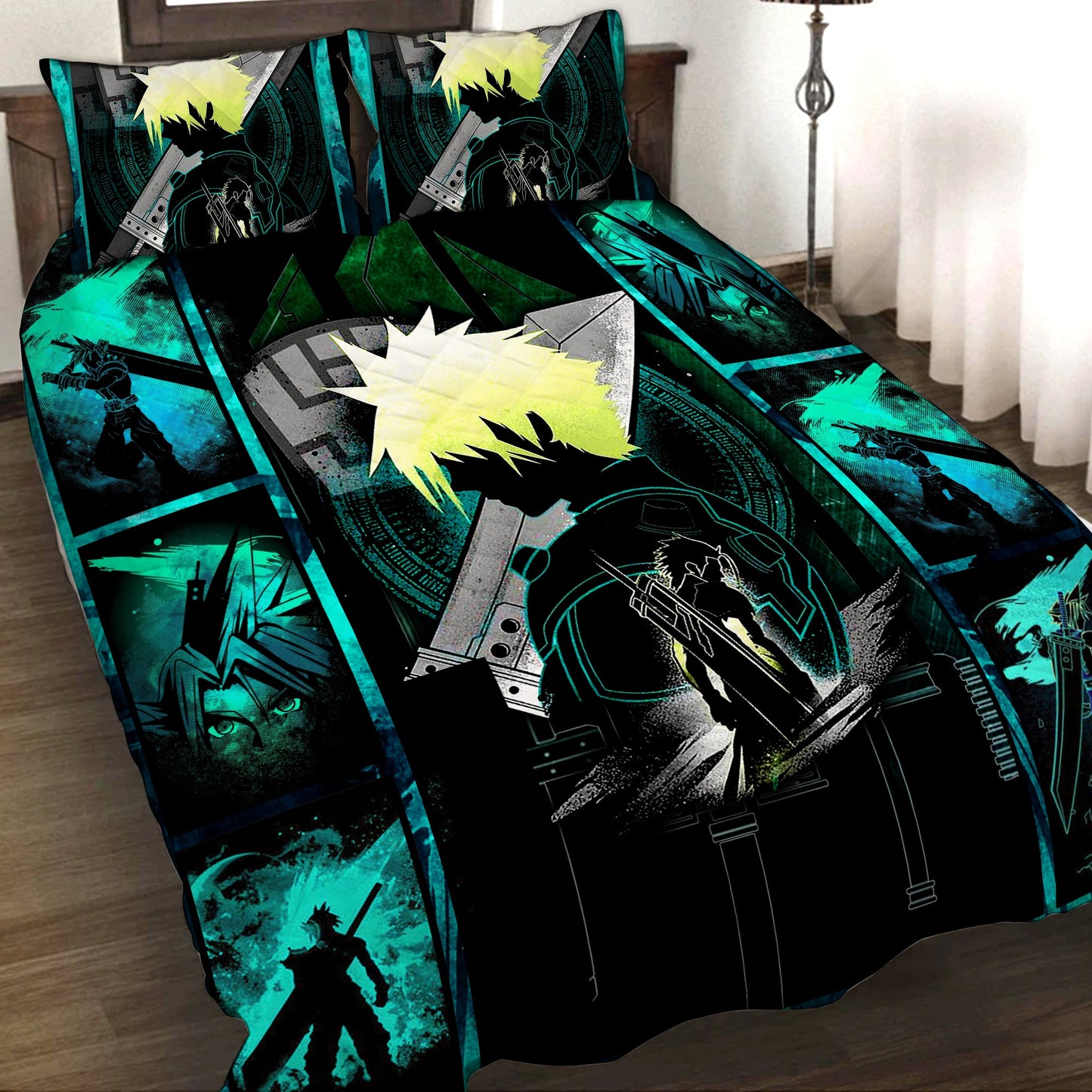 Final Fantasy Cloud Strife 3D Quilt Set Quilt Set