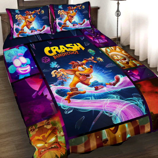 Crash Bandicoot 3D Quilt Set Quilt Set