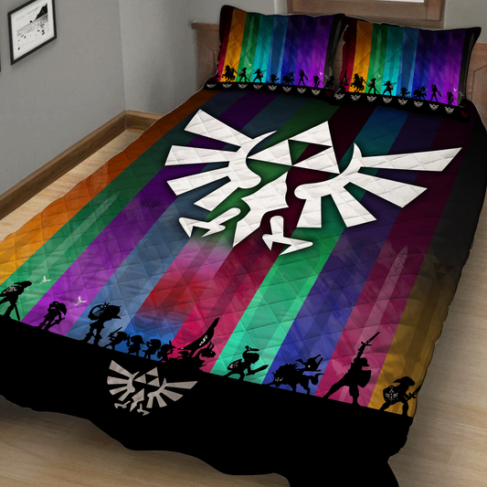 The legend of Zelda 3D Quilt Set