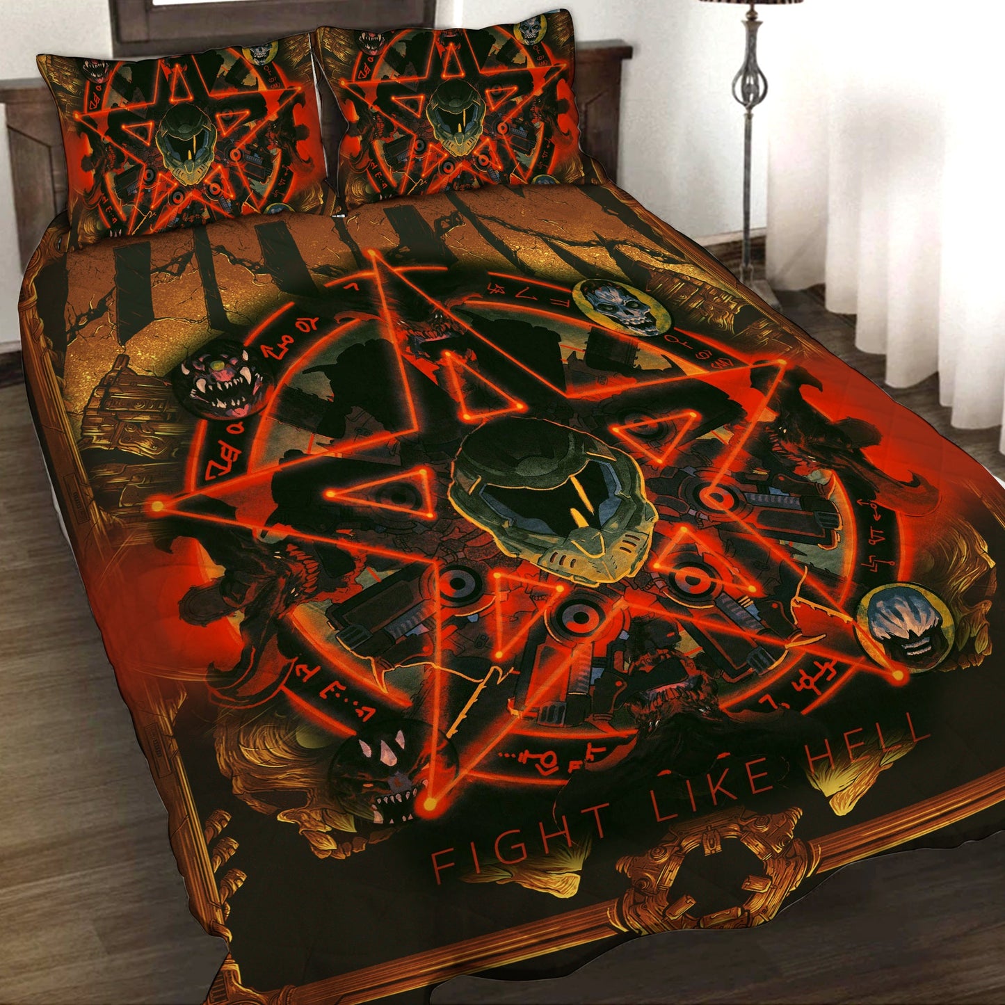 Doom 3D Quilt Set Quilt Set