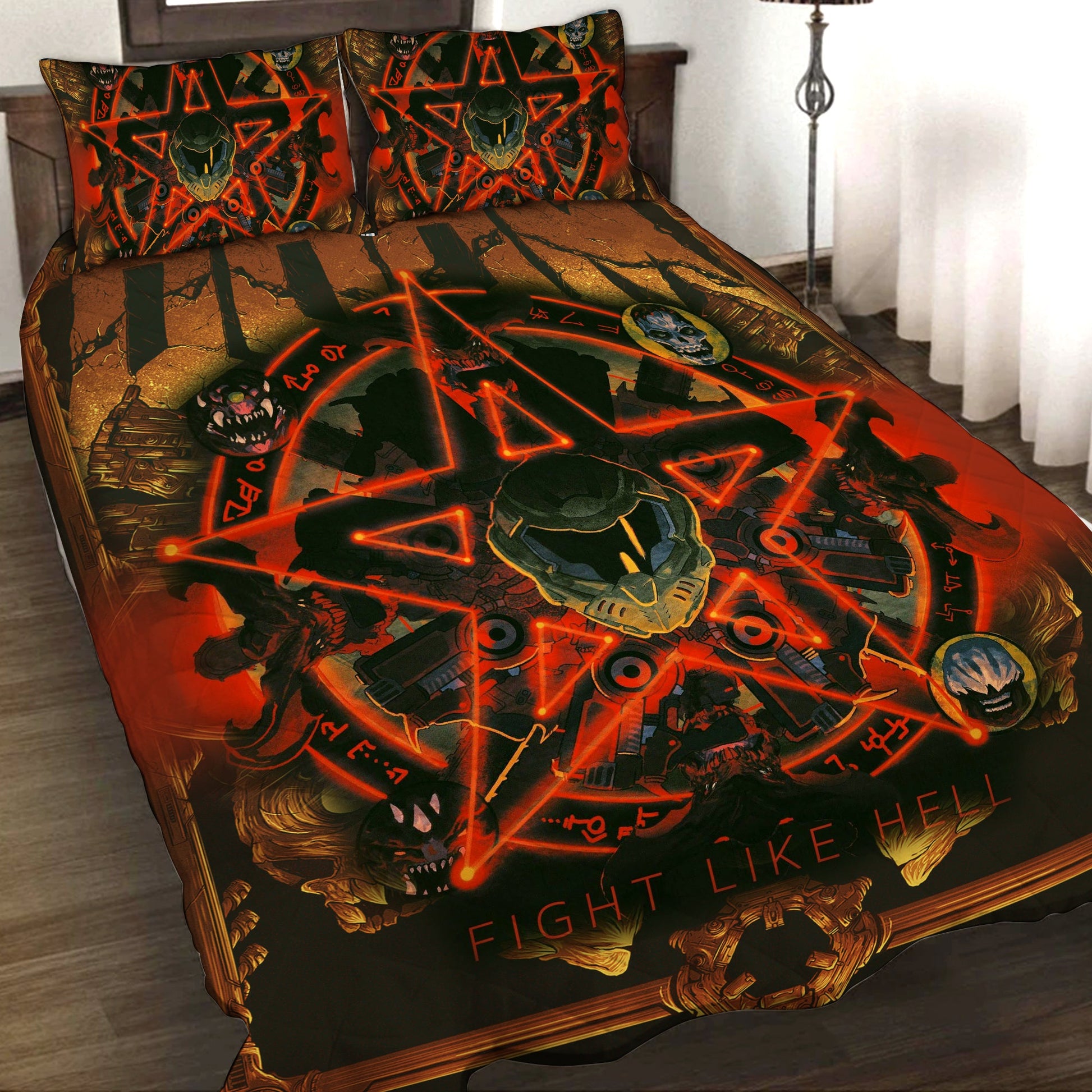 Doom 3D Quilt Set Quilt Set