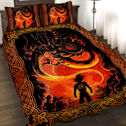 Dragon Ball Goku 3D Quilt Set Quilt Set