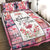 Be A Flamingo In A Flock Of Pigeons 3D Quilt Set