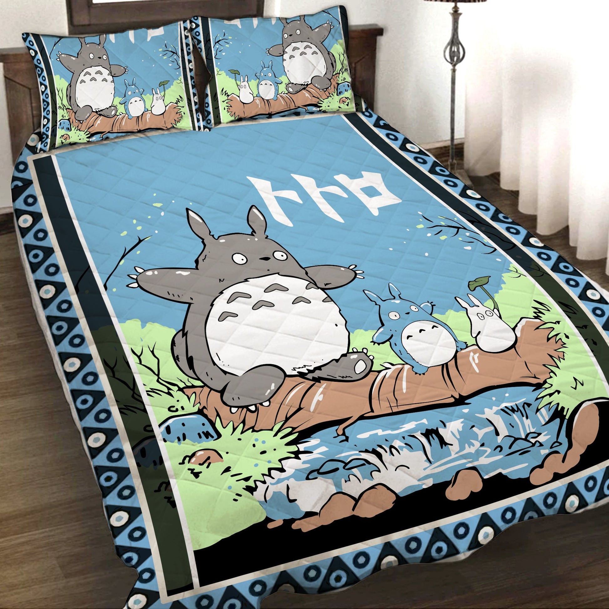 Totoro 3D Quilt Set Quilt Set