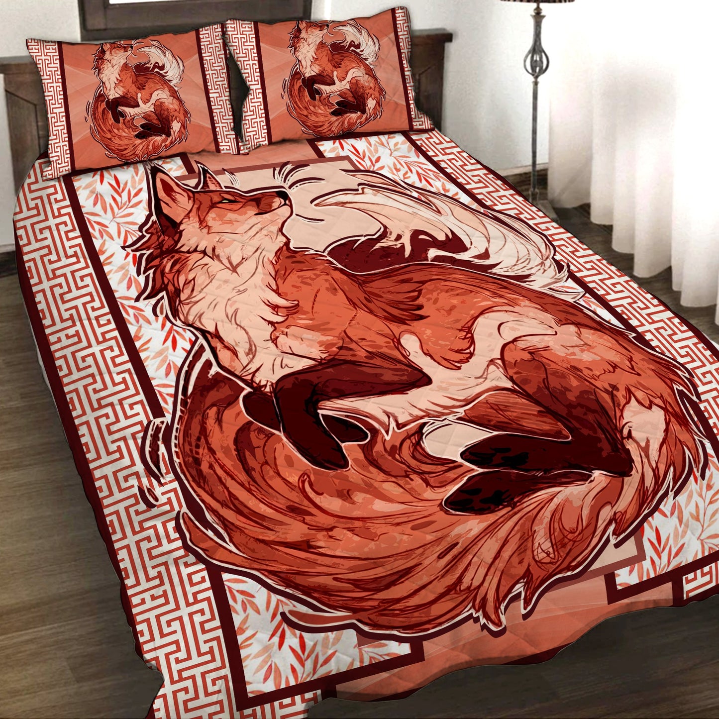 Fox 3D Quilt Set Quilt Set