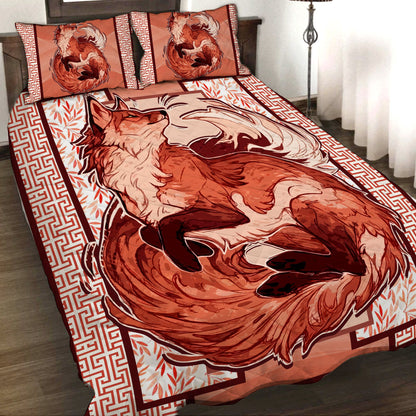 Fox 3D Quilt Set Quilt Set