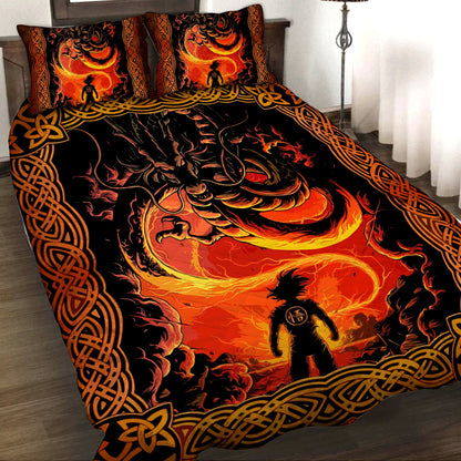 Dragon Ball Goku 3D Quilt Set Quilt Set