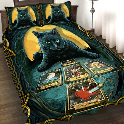Cat Tarot Redear 3D Quilt Set Quilt Set