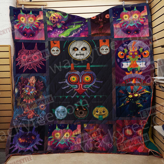 The legend of Zelda: Majora 3D Quilt Blanket Queen (203x228CM)