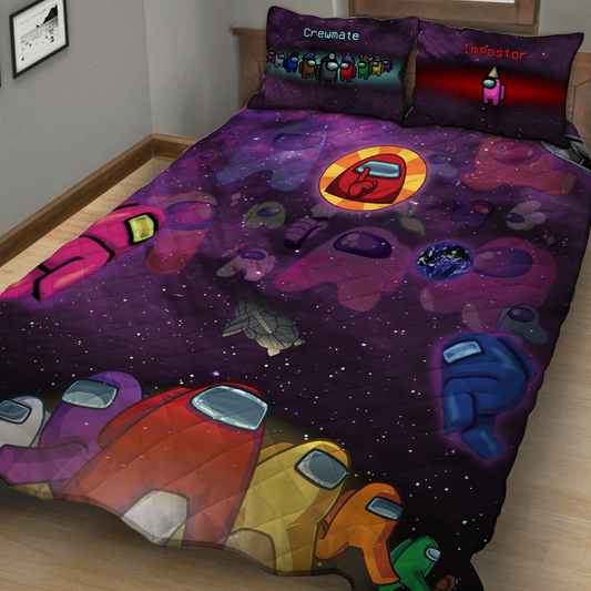Among us 3D Quilt Set King (230x260CM)