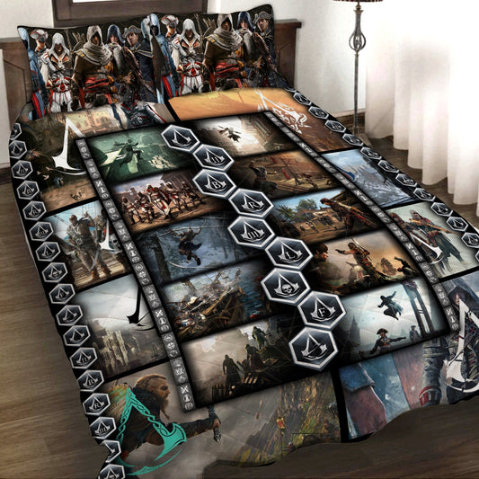 Assassin's Creed All Games 3D Quilt Set Quilt Set