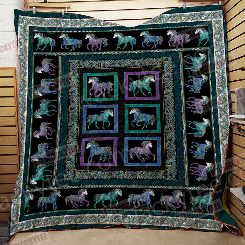 Unicorn 3D Quilt Blanket