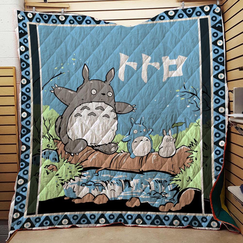 Totoro 3D Quilt Set Single Quilt