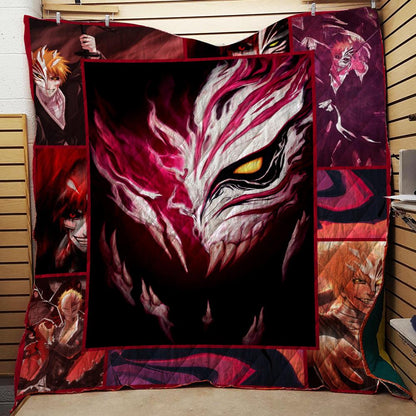 Bleach Ichigo Kurosaki Mask 3D Quilt Bed Set Single Quilt