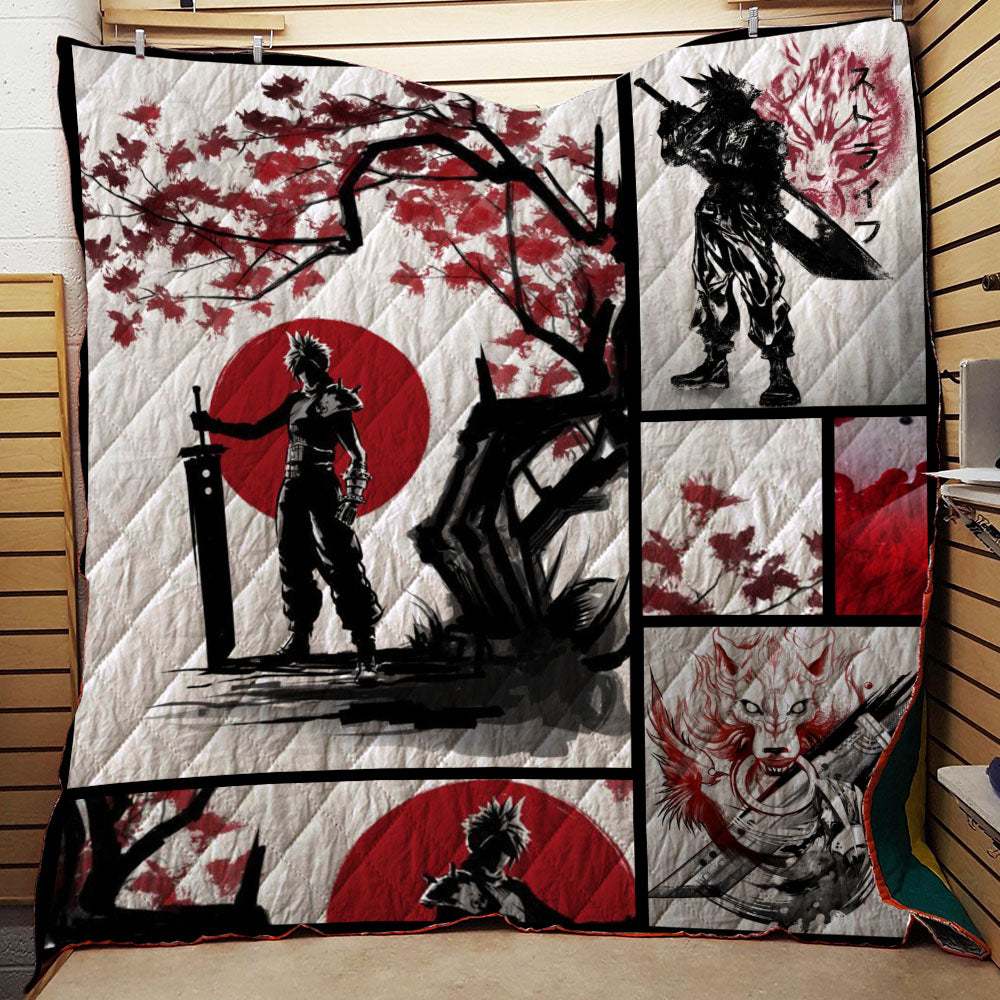 Final Fantasy 7 New 3D Quilt Set Single Quilt