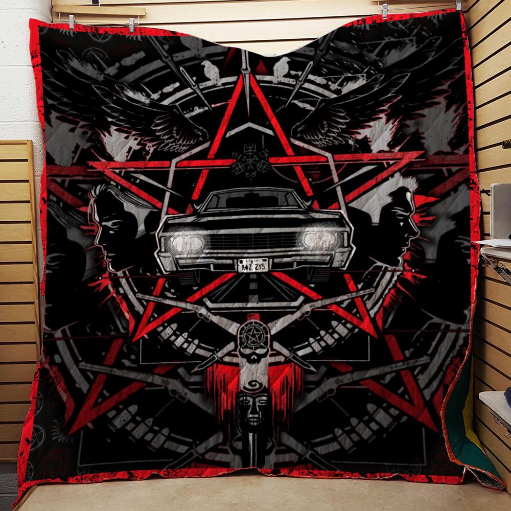 Supernatural 3D Quilt Set Single Quilt