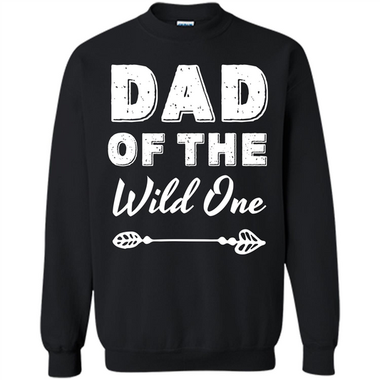 Dad Of The Wild One T-shirt Black