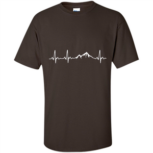 Mountain Lover T-shirt My Heart Beats For The Mountains