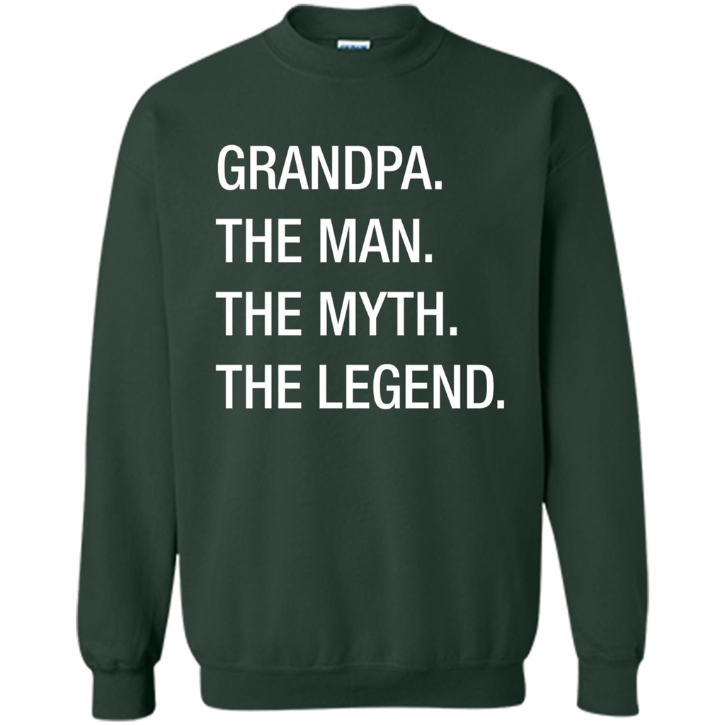 Grandpa The Man The Myth The Legend T-shirt Forest Green