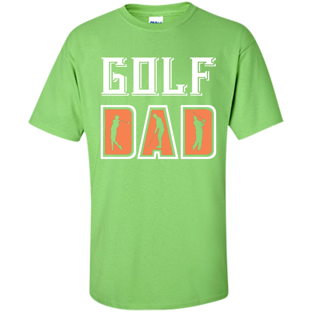 Golf Lover T-shirt Golf Dad Lime