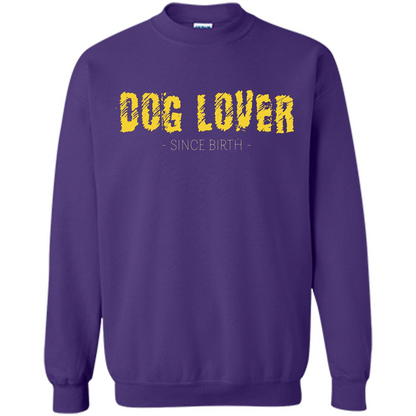 Dog Lover Since Birth T-shirt Orange