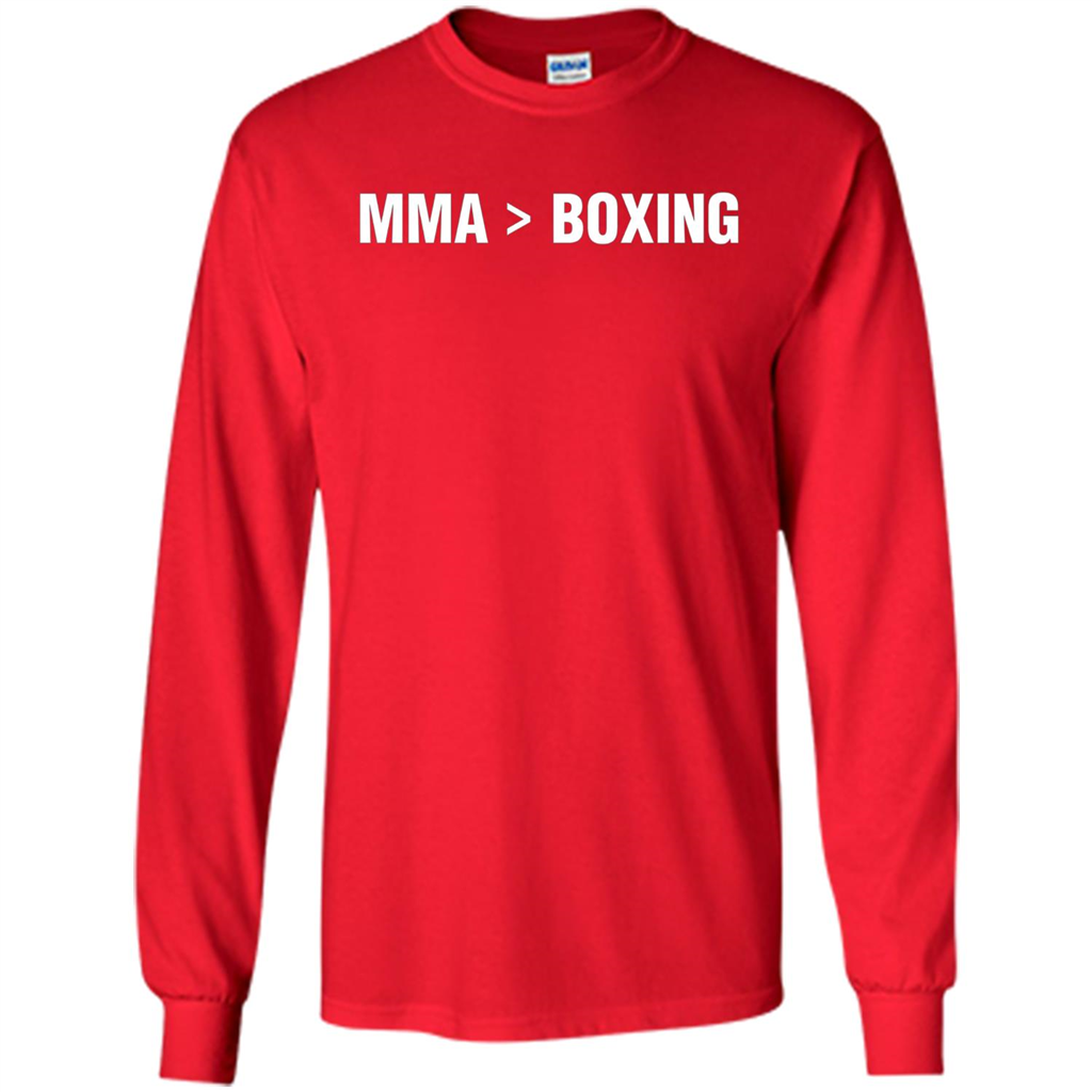MMA Is Better Than Boxing T-shirt Red