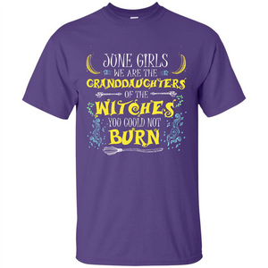 Halloween T-shirt June Girls We Are The Granddaughters Of The Witches You Could Not Burn