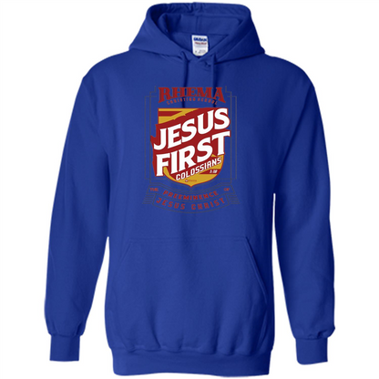 Jesus First T-shirt Jesus Christ Royal