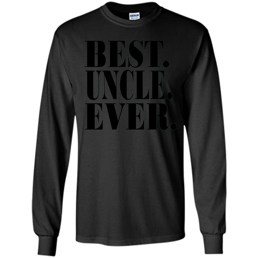 Best Uncle Ever T-shirt Black