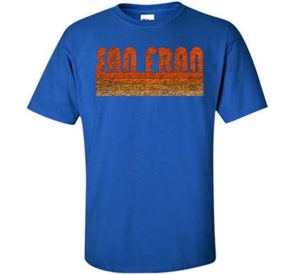 Vintage Retro San Francisco T-Shirt cool shirt Royal