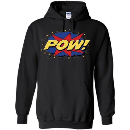 POW Comic Book Bubble T-shirt Black