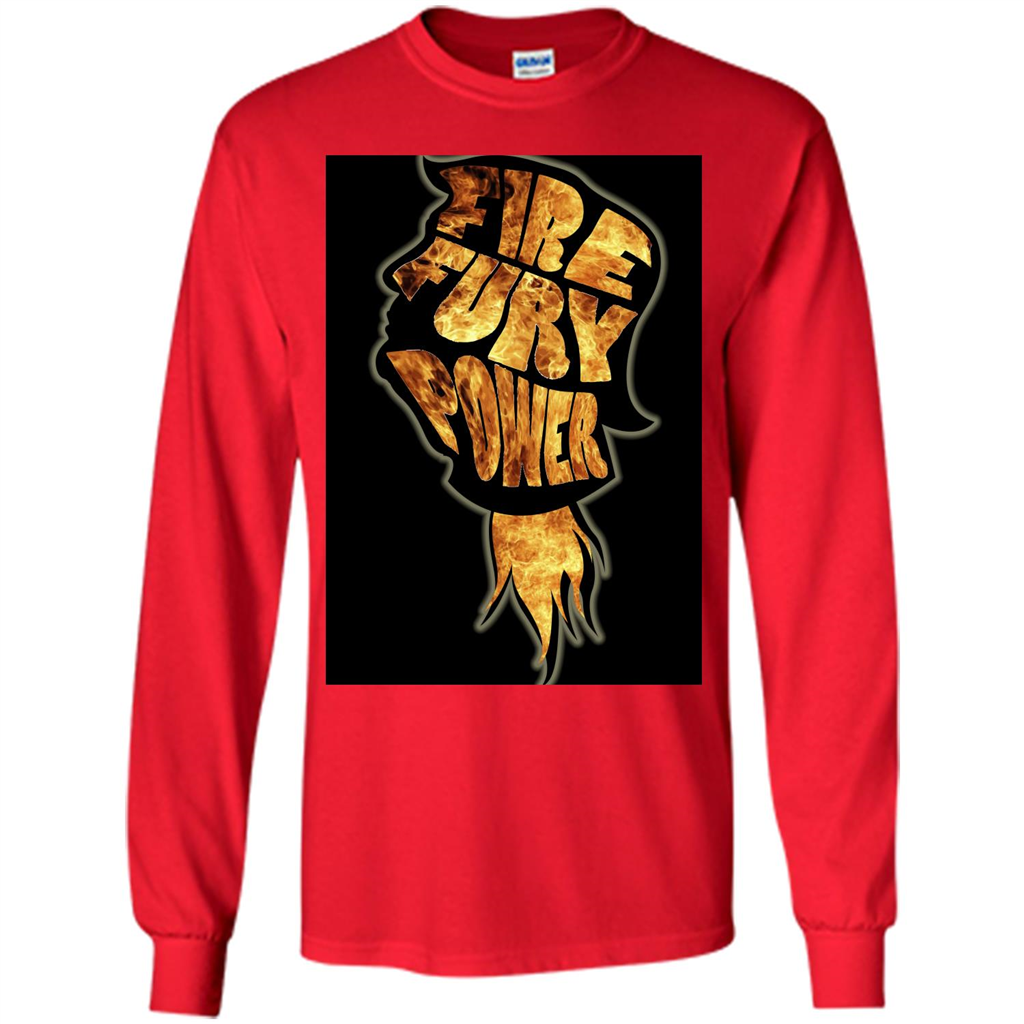 Fire Fury Power T-shirt Red