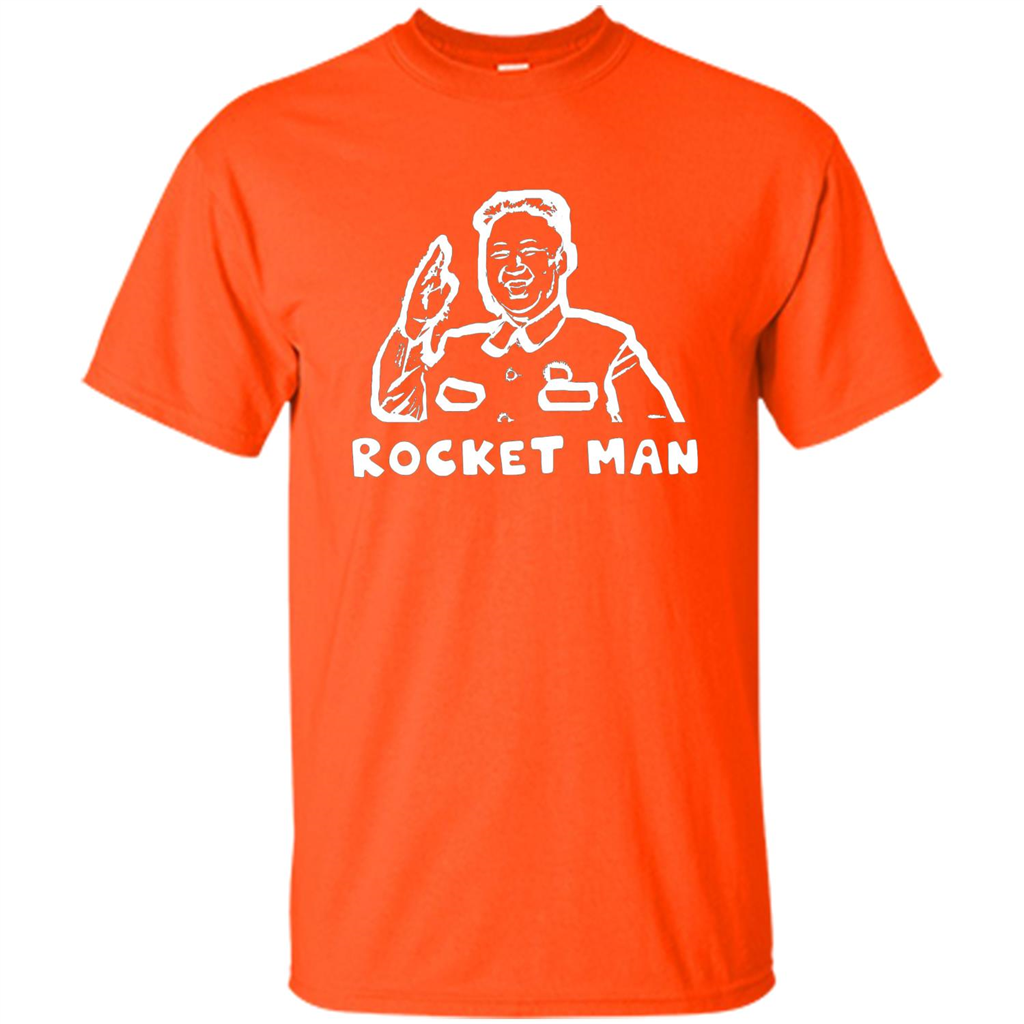 Kim Jong Un North Korea Rocket Launch T-shirt Donald Trump T-shirt Orange