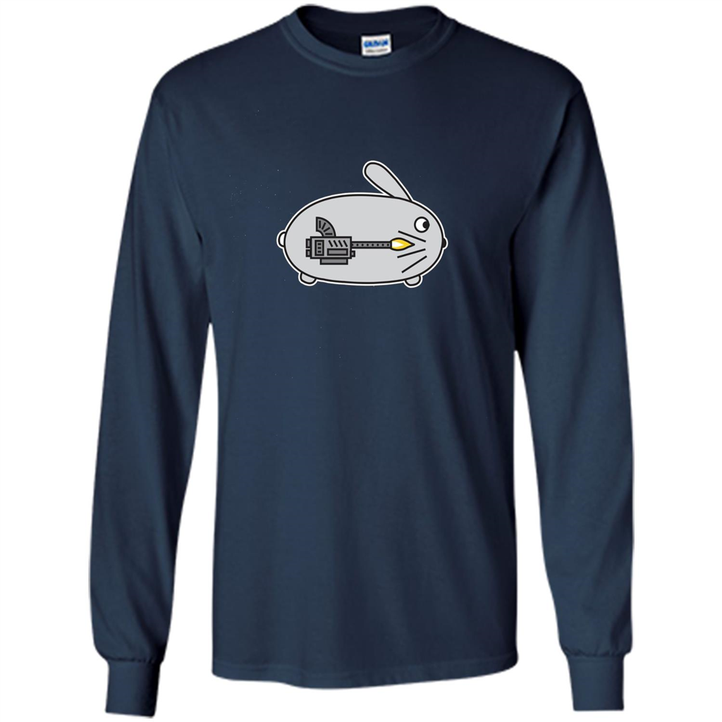 Bunny vs Dinosaur T-shirt Navy