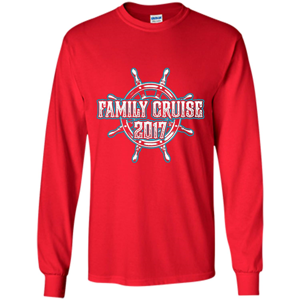 Family Cruise 2017 T-Shirt Family Vacation T-shirt Red