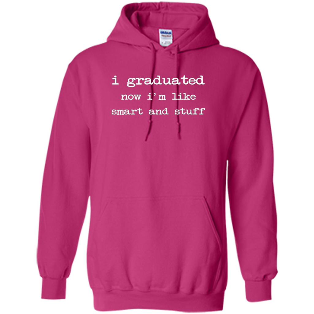 Funny School Graduation Senior T-shirt I'm Like Smart And Stuff Heliconia