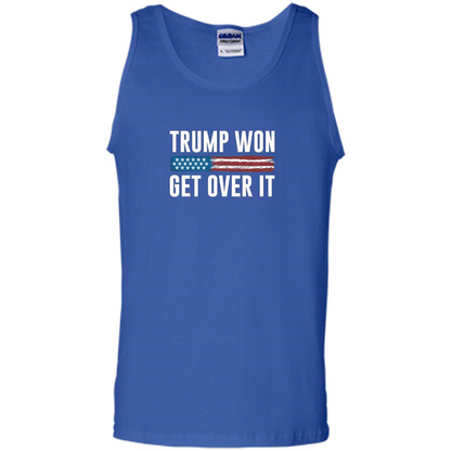 Trump Won - Get Over It T-shirt Royal