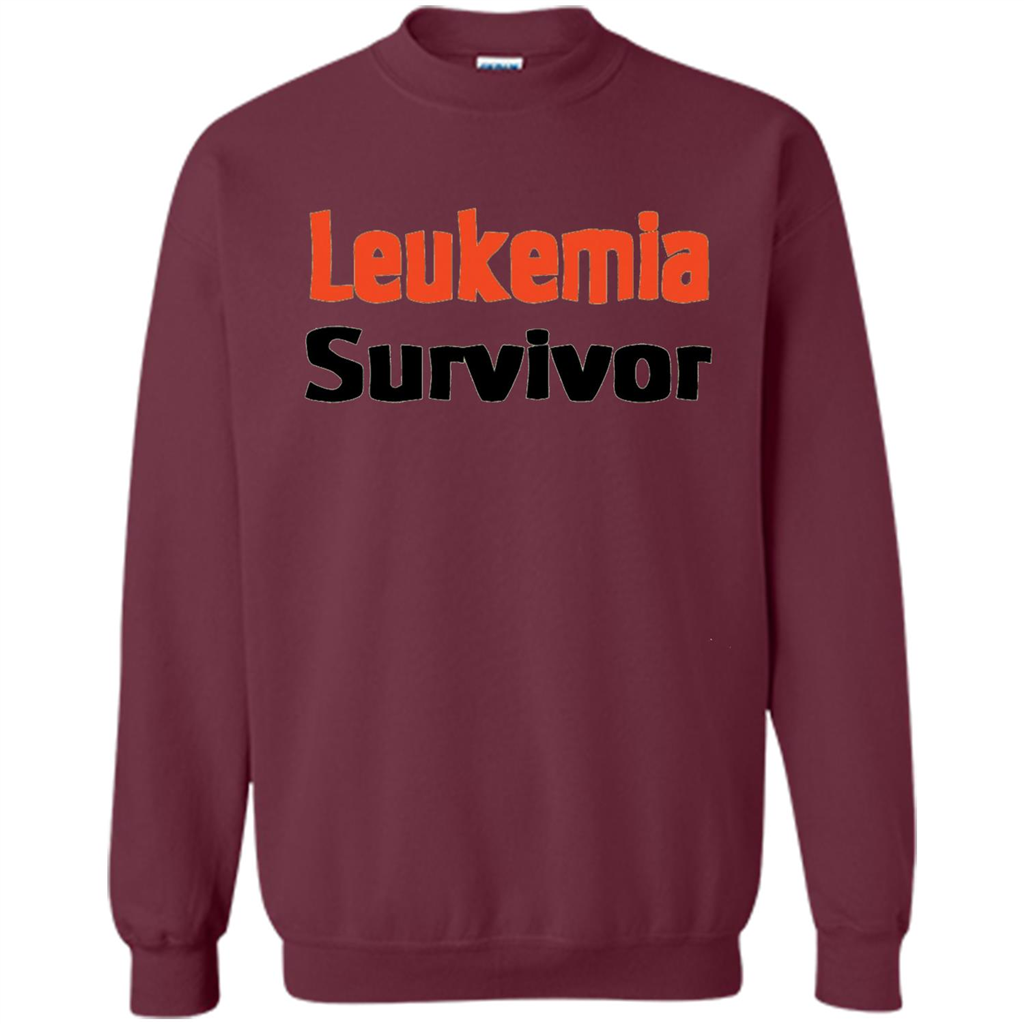 Leukemia Survivor Tshirt Maroon