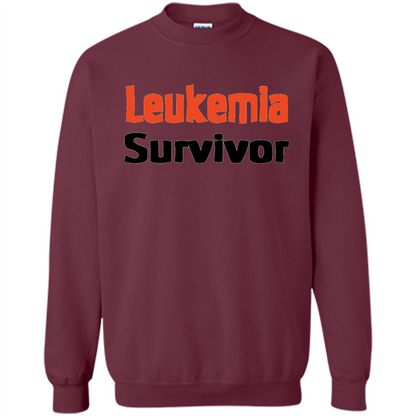 Leukemia Survivor Tshirt Maroon