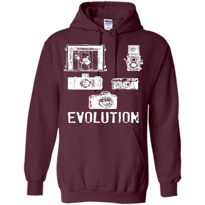 Photographer T-shirt Evolution T-shirt Maroon