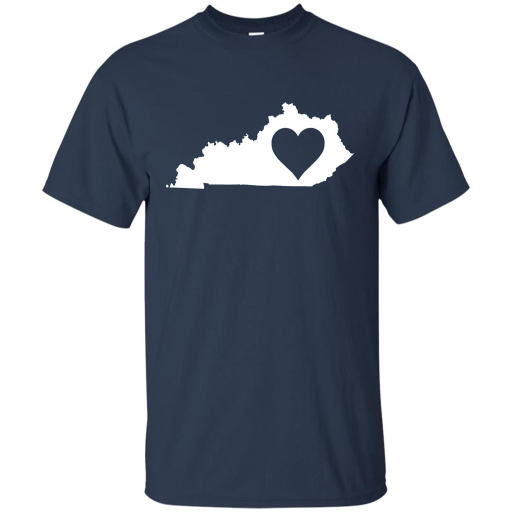 Kentucky Love T-Shirt Kentucky State T-shirt Navy