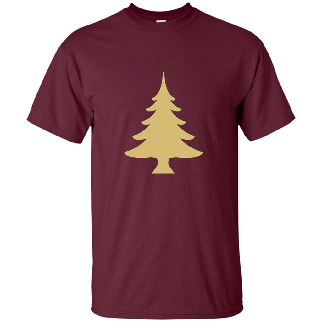 Christmas Tree T-shirt Xmas Tree T-shirt Maroon