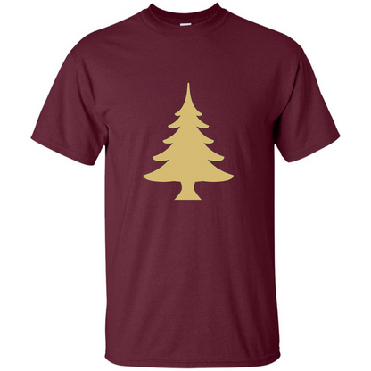 Christmas Tree T-shirt Xmas Tree T-shirt Maroon