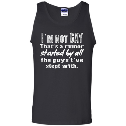 LGBTQ T-shirt I‰۪m Not Gay That‰۪s A Rumor Black