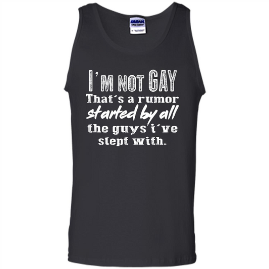 LGBTQ T-shirt I‰۪m Not Gay That‰۪s A Rumor Black