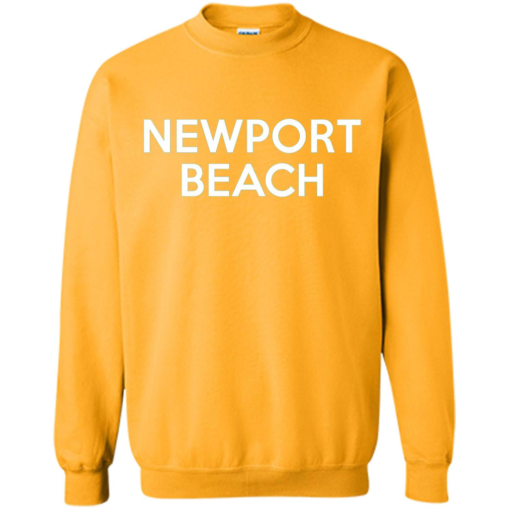 Newport Beach - California T-shirt Gold