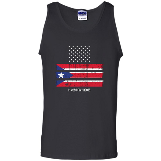 Puerto Rico USA Flag Pride T-Shirt Black