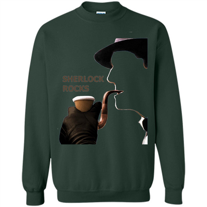 Sherlock Rocks T-shirt Forest Green